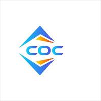 coc abstrakt Technologie Logo Design auf Weiß Hintergrund. coc kreativ Initialen Brief Logo Konzept. vektor