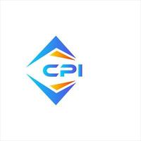 cpi abstrakt teknologi logotyp design på vit bakgrund. cpi kreativ initialer brev logotyp begrepp. vektor