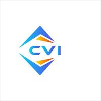 cvi abstrakt teknologi logotyp design på vit bakgrund. cvi kreativ initialer brev logotyp begrepp. vektor