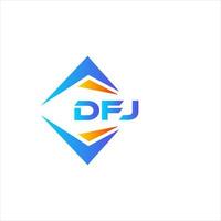 dfj abstrakt Technologie Logo Design auf Weiß Hintergrund. dfj kreativ Initialen Brief Logo Konzept. vektor