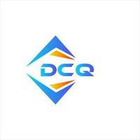 dcq abstrakt teknologi logotyp design på vit bakgrund. dcq kreativ initialer brev logotyp begrepp. vektor