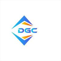 dgc abstrakt teknologi logotyp design på vit bakgrund. dgc kreativ initialer brev logotyp begrepp. vektor