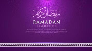 ramadan kareem islamisk bakgrund vektor