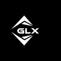 glx abstrakt Technologie Logo Design auf schwarz Hintergrund. glx kreativ Initialen Brief Logo Konzept. vektor