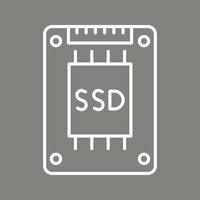 SSD-Vektorsymbol vektor