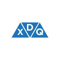 dxq Dreieck gestalten Logo Design auf Weiß Hintergrund. dxq kreativ Initialen Brief Logo Konzept.dxq Dreieck gestalten Logo Design auf Weiß Hintergrund. dxq kreativ Initialen Brief Logo Konzept. vektor