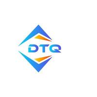 dtq abstrakt Technologie Logo Design auf Weiß Hintergrund. dtq kreativ Initialen Brief Logo Konzept. vektor