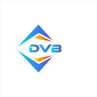 dvb abstrakt teknologi logotyp design på vit bakgrund. dvb kreativ initialer brev logotyp begrepp. vektor