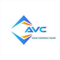 avc abstrakt teknologi logotyp design på vit bakgrund. avc kreativ initialer brev logotyp begrepp. vektor
