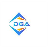 dga abstrakt Technologie Logo Design auf Weiß Hintergrund. dga kreativ Initialen Brief Logo Konzept. vektor