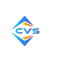 cvs abstrakt teknologi logotyp design på vit bakgrund. cvs kreativ initialer brev logotyp begrepp. vektor