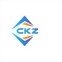 ckz abstrakt teknologi logotyp design på vit bakgrund. ckz kreativ initialer brev logotyp begrepp. vektor