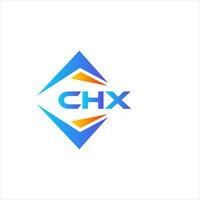 chx abstrakt Technologie Logo Design auf Weiß Hintergrund. chx kreativ Initialen Brief Logo Konzept. vektor