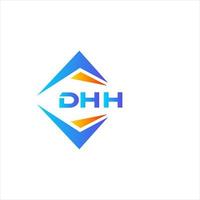 dhh abstrakt teknologi logotyp design på vit bakgrund. dhh kreativ initialer brev logotyp begrepp. vektor