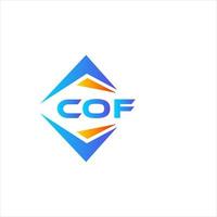 cof abstrakt Technologie Logo Design auf Weiß Hintergrund. cof kreativ Initialen Brief Logo Konzept. vektor