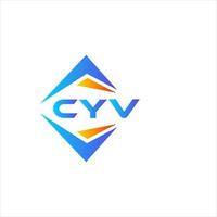 cyv abstrakt teknologi logotyp design på vit bakgrund. cyv kreativ initialer brev logotyp begrepp. vektor