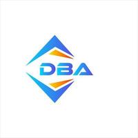 dba abstrakt Technologie Logo Design auf Weiß Hintergrund. dba kreativ Initialen Brief Logo Konzept. vektor