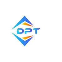 dpt abstrakt teknologi logotyp design på vit bakgrund. dpt kreativ initialer brev logotyp begrepp. vektor