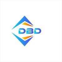 dbd abstrakt Technologie Logo Design auf Weiß Hintergrund. dbd kreativ Initialen Brief Logo Konzept. vektor