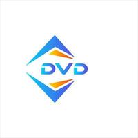 dvd abstrakt teknologi logotyp design på vit bakgrund. dvd kreativ initialer brev logotyp begrepp. vektor