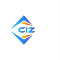 ciz abstrakt Technologie Logo Design auf Weiß Hintergrund. ciz kreativ Initialen Brief Logo Konzept. vektor