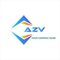 azv abstrakt Technologie Logo Design auf Weiß Hintergrund. azv kreativ Initialen Brief Logo Konzept. vektor