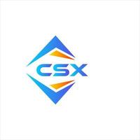 csx abstrakt teknologi logotyp design på vit bakgrund. csx kreativ initialer brev logotyp begrepp. vektor