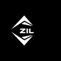 zil abstrakt Technologie Logo Design auf schwarz Hintergrund. zil kreativ Initialen Brief Logo Konzept. vektor