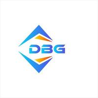 dbg abstrakt Technologie Logo Design auf Weiß Hintergrund. dbg kreativ Initialen Brief Logo Konzept. vektor