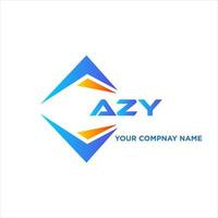 azy abstrakt teknologi logotyp design på vit bakgrund. azy kreativ initialer brev logotyp begrepp. vektor