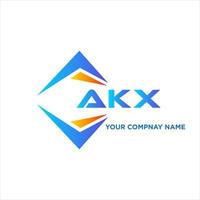 akx abstrakt teknologi logotyp design på vit bakgrund. akx kreativ initialer brev logotyp begrepp. vektor