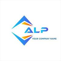 alp abstrakt Technologie Logo Design auf Weiß Hintergrund. alp kreativ Initialen Brief Logo Konzept. vektor