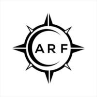 arf abstrakt monogram skydda logotyp design på vit bakgrund. arf kreativ initialer brev logotyp. vektor