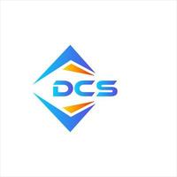 dcs abstrakt teknologi logotyp design på vit bakgrund. dcs kreativ initialer brev logotyp begrepp. vektor