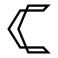 Brief c Symbol Illustration Vektor