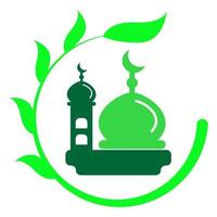 Moschee Logo Illustration Vektor