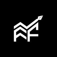 ff brev logotyp kreativ design med vektor grafisk, ff enkel och modern logotyp.