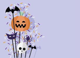 halloween banner firande vektor