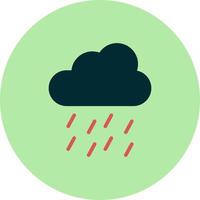 tung regn vektor ikon