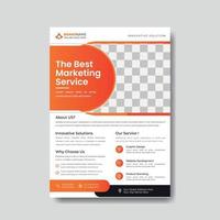 modern business flyer broschyr designmall vektor