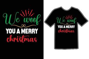 wir Schuss Sie ein fröhlich Weihnachten svg Hemd Design vektor