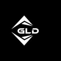 gld abstrakt teknologi logotyp design på svart bakgrund. gld kreativ initialer brev logotyp begrepp. vektor