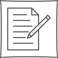 einzigartiges Vektorsymbol zum Bearbeiten von Dokumenten vektor