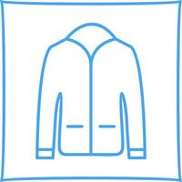 Vektorsymbol für Herrenjacke vektor