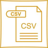 csv vektor ikon