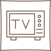 TV-Vektor-Symbol vektor