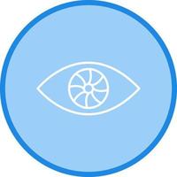 einzigartiges Augenvektorsymbol vektor