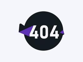 404 Nummer Logo Symbol Design Vektor Bild. Nummer Logo Symbol Design Vektor Bild