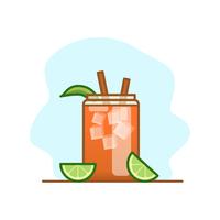 Michelada Cocktail Abbildung vektor