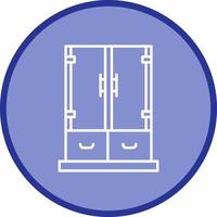 Vektorsymbol für Schrankschubladen vektor